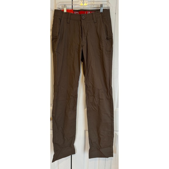 NEW UNDER ARMOUR UA Performance Chino Straight Leg Brown Pants Men's Size 30X34